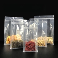 Sacs à fond plat refermables en plastique PET/PE de qualité alimentaire, imprimés sur mesure, recyclables, pour le lait, les sushis, les aliments en conserve, pour une conservation plus longue des aliments frais
