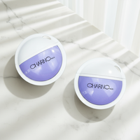 Emballage de flacon cosmétique de luxe en PP violet pour crème solaire, 50 ml, flacon vide pour crème BB, fond de teint SPF, emballage pour soins de la peau