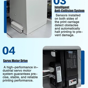 Imprimante DTG double station haute vitesse 400x500mm avec 4 têtes d'impression I3200, garantie 1 an, machine neuve, sortie stable - Product Image 3