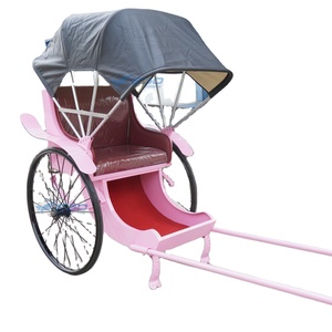Rickshaw Blanco de Dos Ruedas Usado para Alquiler, Estilo del Sudeste Asiático, para Negocios de Turismo, Neumáticos de Goma Sólida, 2 Años de Garantía, Precio Bajo - Product Image 1