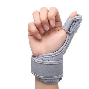 Médico elástico ajustável dedo apoio polegar estabilizador artrite pulso tendinite polegar tala - Product Image 6