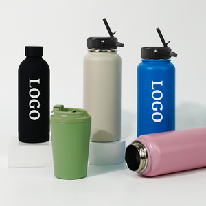 304 40 Oz Eco Double Wall Insulated 2L 128Oz Stainless Steel Water <b>Bottle</b> With Extra Sto - Product Image 1