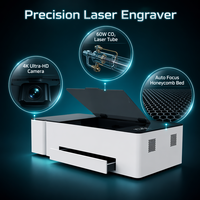 Cortadora y Grabadora Láser CO2 VMYTH Genesis-C 60W 500x300mm con Enfoque Automático para Taller y Pequeñas Empresas