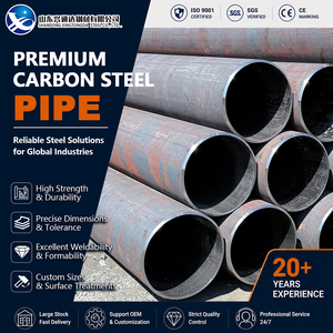 Tubería de Acero al Carbono Laminada en Caliente Q235B Q345B de 168.3mm Sch40 EN 10216-1 sin Costuras con Clasificación de Alta Presión - Product Image 1