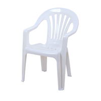 Chaise de jardin en plastique d'extérieur bon marché en gros, portable, imperméable, personnalisée
