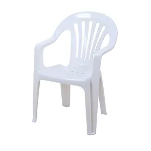 थोक सस्ते आउटडोर प्लास्टिक की कुर्सी डेरा डाले हुए पोर्टेबल निविड़ अंधकार कस्टम बगीचे कुर्सी