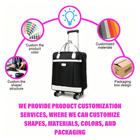 Sac de voyage à roulettes à faible MOQ, pratique, au design minimaliste et spécial, portable, tendance