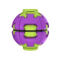 Juguete Antiestrés Giratorio de Plástico con Botón, Fidget Spinner para Oficina, Juguete Educativo y Divertido, Regalo