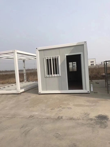 Mini casa <span class=keywords><strong>móvil</strong></span> prefabricada con marco de acero plegable portátil con energía solar <span class=keywords><strong>más</strong></span> barata que vive casas de cabina pequeñas a la venta - Product Image 4