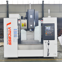 Centre d'usinage vertical CNC 4 axes VMC855v pas cher du fabricant chinois, broche simple BT40, commande GSK