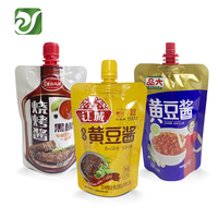 Tomate Ketchup Assaisonnement Bec D'emballage Doypack Piment Sauce Poche Personnalisé Imprimé Arôme Sac