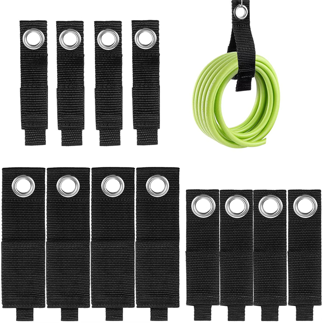 Adjustable Self-adhesive Eco-Friendly Outdoor Organization Storage Straps Durable Nylon Strong Adhesive Extension Cord Holder