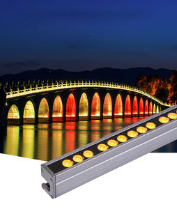 ไฟติดผนังแบบเส้น DX512 สำหรับภายนอกอาคาร 36 วัตต์ แสงวอร์มไวท์ กันน้ำกลางแจ้ง IP65 ไฟ LED สำหรับศาลา <span class=keywords><strong>บ้าน</strong></span>ริมชายหาด ไฟตกแต่งผนังอาคาร - Product Image 2