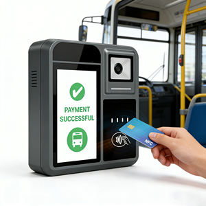Valideur de carte de paiement sans contact pour bus, mobilité intelligente, transport en commun rapide (BRT), GPS 4G, P18-Q - Product Image 1