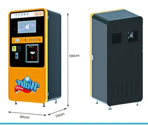 Flavor Sparkling Vending Machines Alkaline dan Purifier Soda Mesin Penjual Air Kecil untuk Dispense