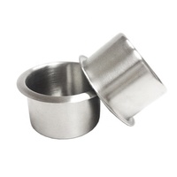 Porte-gobelets en acier inoxydable, Inserts pour table de Poker, canapé, voitures, excellente qualité
