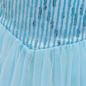 Costume de cosplay de la princesse Elsa pour filles, robe décorée de fleurs pour les bals, les anniversaires, les occasions spéciales, les enfants, Halloween - Product Image 6
