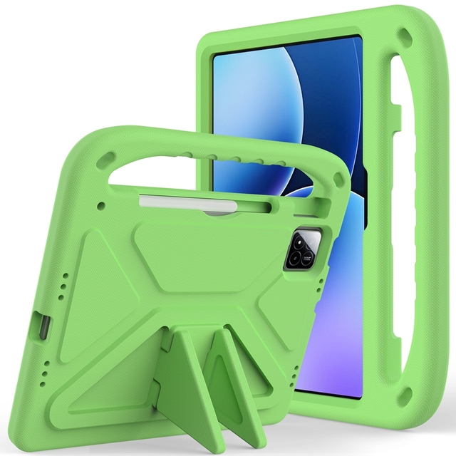 11.2 Inch Soft Silicone Hard Tablet Case for Pad 8 Kids Shockproof Lightweight Protective Case with Kickstand Holder