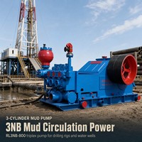 Pompa Lumpur Triplex RL3NB-800 API 7K Pompa Lumpur Pengeboran Tekanan Tinggi untuk Rig Pengeboran Sumur Air dan Minyak OEM Grosir