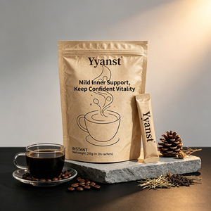 Café Instantáneo con Extracto de Plantas Naturales, 10g*20 Sobres, Bolsa de Papel Kraft con Cierre, Bebida Botánica Pura - Product Image 6