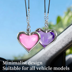 ขายตรงจากโรงงาน น้ำหอมปรับอากาศรูปหัวใจสุดหรู สำหรับรถยนต์ กำจัดกลิ่นภายในรถยนต์ - Product Image 3