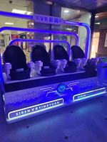 Silla de Cine VR JiaYi de 4 Asientos, 9D, 360°, 3D, 5D, 6D, 7D, Silla Deportiva de Realidad Virtual, Comercial, para Interiores, Hecha de Metal y Plástico