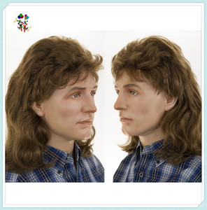 Mens Long Black Color Straight <strong>Hair</strong> 60s Hippy <strong>Costume</strong> <strong>Wigs</strong> HPC-1241 - Product Image 4