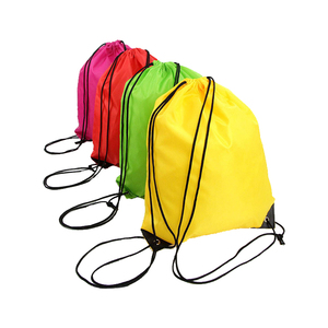 Promotion Drawstring Gym Bag Full Color 210d Polyester Waterproof Drawstring Backpack for Business