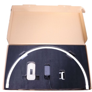 Lampe de table LED portable demi-lune de 30 pouces de haute qualité avec support de téléphone pour manucure, beauté et maquillage - Product Image 6