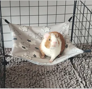 <span class=keywords><strong>Hamac</strong></span> double face pour petit animal de compagnie Hamster d'été en soie glacée respirante pour <span class=keywords><strong>furet</strong></span> sucre planeur cochon d'inde lapin accessoires - Product Image 4