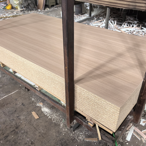 Panneau de particules en mélamine naturelle, vente en gros directe d'usine, taille personnalisée, panneau de bois préfini pour la décoration intérieure - Product Image 4