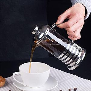 แก้วกาแฟทนความร้อนแบบเฟรนช์เพรสพร้อมแถบสแตนเลส - Product Image 2