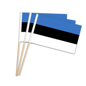 Gahumi Estonie Pays Main Agitant Drapeaux Promotion Mini Personnalisé Estonie Petite Main Drapeau Bannière - Product Image 1