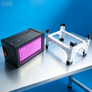 Lampe de polymérisation UV 365nm 395nm, lumière ultraviolette LED haute intensité pour la polymérisation de la colle, de la résine, des cartes PCB, des écrans LCD, de l'impression 3D - Product Image 1