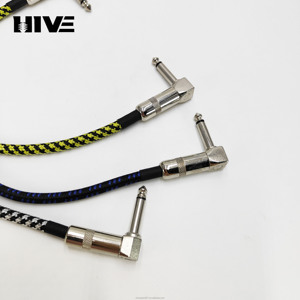 Cable de bucle de efectos de <span class=keywords><strong>guitarra</strong></span> con punta de cobre, cable de protección Effecter, cable de conexión de reducción de ruido, 30 cm de largo - Product Image 5