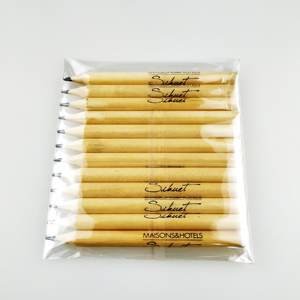 Crayon en bois original de qualité supérieure pour hôtel, publicité, logo personnalisé, crayon de petite taille - Product Image 2
