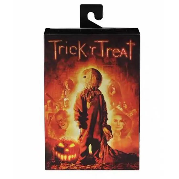 Mainan boneka vinil 7 ", Action Figure trik R Treat Sam diartikulasikan sendi dapat digerakkan, koleksi Model Neca Figure Sam