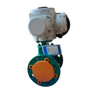 โรงงานผลิตแอคชูเอเตอร์ LQ3-50A เชื่อมต่อกับวาล์ว DN65 Q941F46-16C แบบหน้าแปลน  วาล์วบอลแก๊สแบบฟลูออรีนไลน์ OEM - Product Image 3