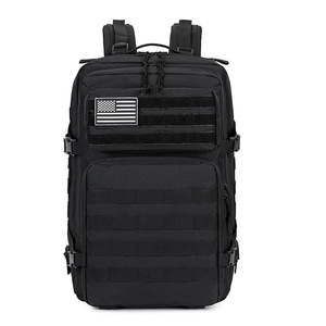 Tactical <b>Backpack</b> 45L Multifunctional Large Capacity Outdoor Hiking Camping Mountaineering <b>Backpack</b> Unisex Solid Color - Product Image 3
