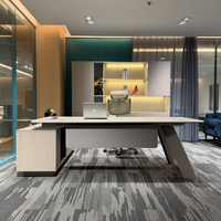 Bureaux modernes à haute performance, organisateurs de bureau, mobilier de bureau, ensemble table et chaise de bureau, bureau de direction pour PDG