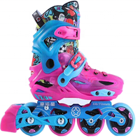 Réglable freestyle transparent dur shell patin à roues alignées pour enfants