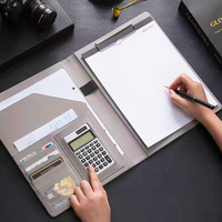 Delux — papeterie de bureau personnalisée, ensemble de vert A4 en cuir gaufré avec Logo personnalisé pour Documents et fichiers