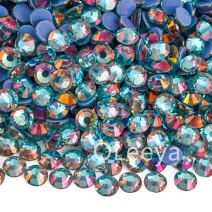 OLeeya Venta al por mayor de cristales de pegamento alemán Hot Fix Paradise Shine SS6-SS30, pedrería termoadhesiva para accesorios de prendas de vestir - Product Image 4