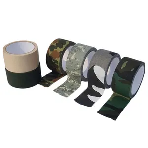 Colle thermofusible tissu furtif multi-design imprimé forêt chasseur marquage Camouflage ruban de Camouflage