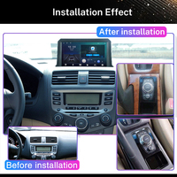 Reproductor de coche Android de 10 pulgadas para Honda Accord 7 VII 2003-2008 con pantalla IPS inalámbrico Carplay navegación GPS automática Wifi BT 4G Lte