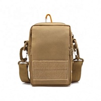 Ceinture extérieure avec matériau balistique imperméable 600D Molle vide patrouille utilitaire pochette tactique fermeture à glissière
