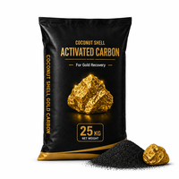 Charbon actif pour la lixiviation du minerai d'or, à base de coque de noix de coco, structure durable, approvisionnement en vrac pour l'exportation