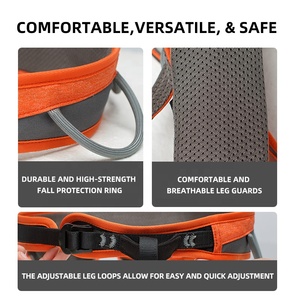 Arnés Profesional Resistente: Uso en Espeleología y Arboricultura con Lazos Acolchados para las Piernas - Product Image 3