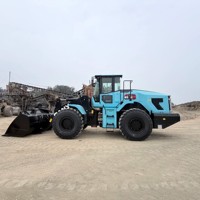 Caricatore Elettrico a Ruote da 6 Tonnellate con Potenza di 160 CV e Velocità Massima di Guida di 40 km/h, Peso 23800 kg
