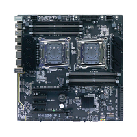 Motherboard Desktop kualitas tinggi X99 C612 seri Chipset soket CPU Ganda E5 LGA2011 Dual Channel DDR4 256G Ram untuk Sever